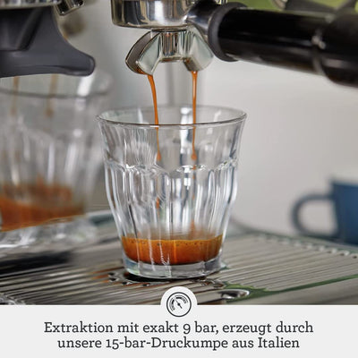 Sage - The Barista Express - Kaffeevollautomat mit manuellem Milchaufschäumer - Schwarzer Trüffel