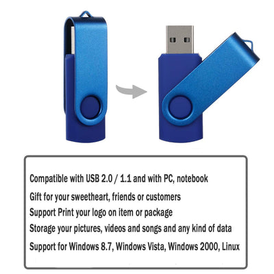 EASTBULL USB Stick 32GB 5 stück Speicherstick 32GB Mehrfarbig USB-Sticks Data Datenspeicher (32GB, Mehrfarbig)