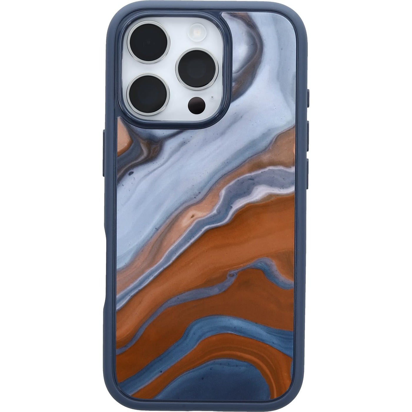 OtterBox Symmetry Series MagSafe Hülle für iPhone 16 Pro, stoßfest, sturzsicher, dünne Schutzhülle, 3X mehr Stürze als nach Militärstandard, Desert Marble