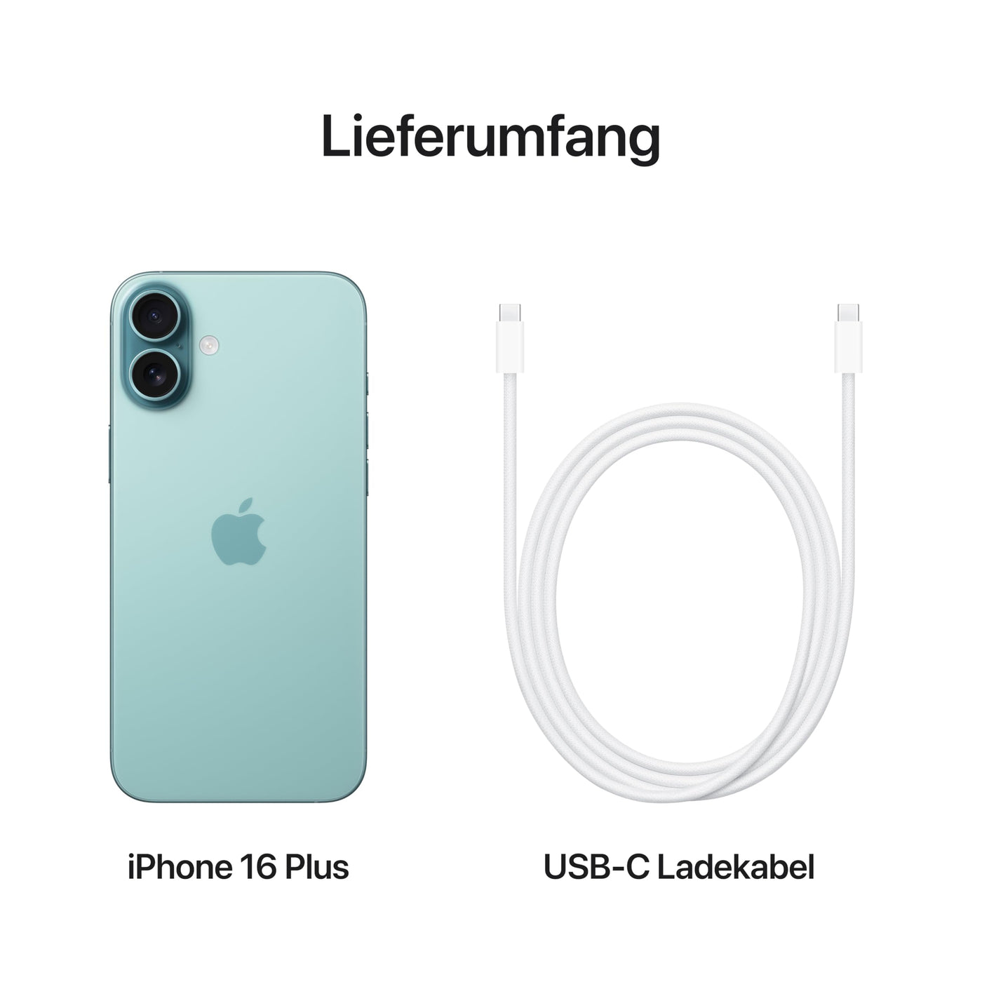 Apple iPhone 16 Plus 128 GB: 5G Handy mit Kamerasteuerung, A18 Chip und einem echten Boost für die Batterie. Funktioniert mit AirPods, Blaugrün