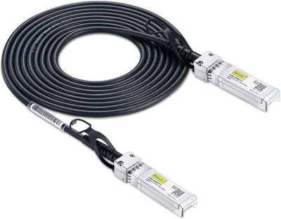 10Gtek SFP+ DAC Twinax Kabel 0.25-Meter(0.8ft), 10G SFP+ to SFP+ Direct Attach Copper Passive Cable für Cisco SFP-H10GB-CU0.25M, Ubiquiti UniFi, TP-Link, Netgear, D-Link, Zyxel, Mikrotik and More