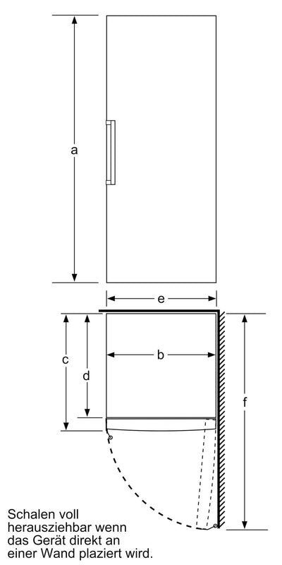 Bosch GSN58AWCV Serie 6 XXL-Gefrierschrank, 191 x 70 cm extra breit, 365 L, NoFrost nie wieder abtauen, LED-Beleuchtung gleichmäßige Ausleuchtung, BigBox Platz für großes Gefriergut