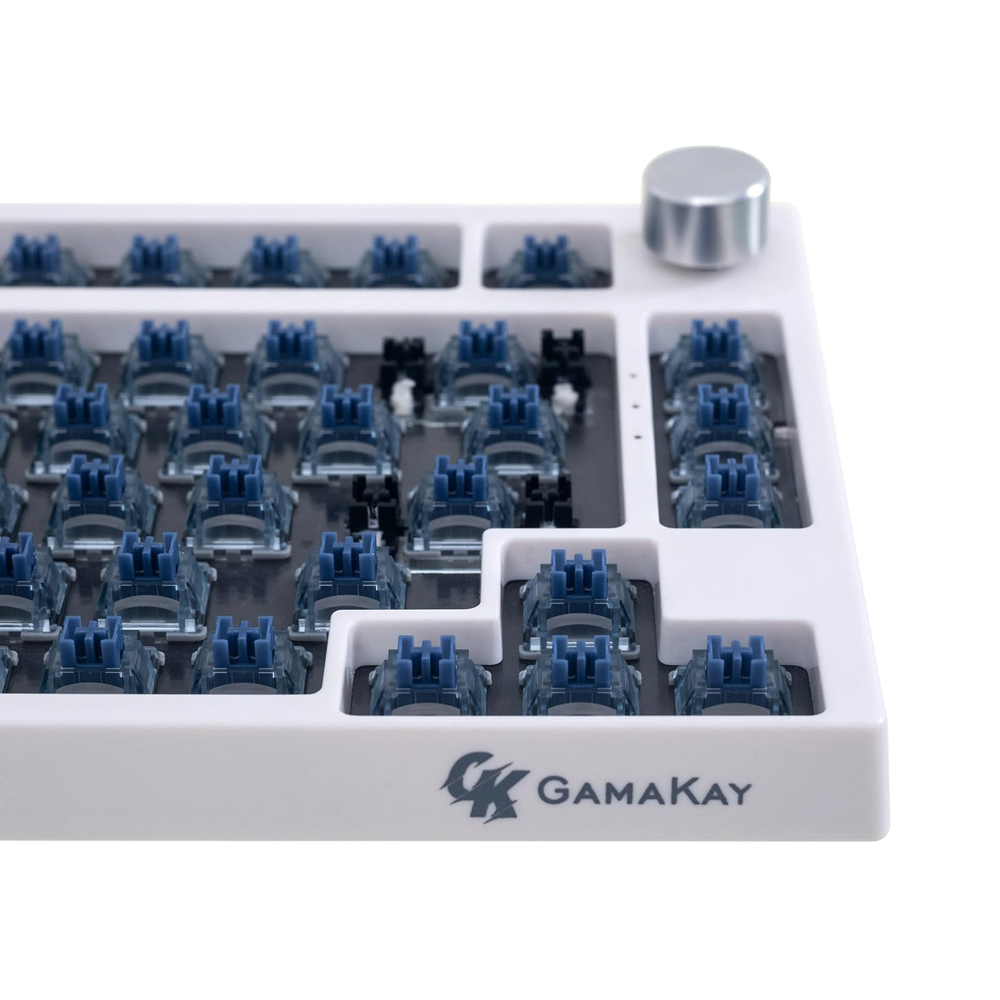 GK GAMAKAY Tactile Silent-Schalter mit LED Diffuser für Mechanischer Tastatur, 3 Pin Pre-lubed Switches MX Tastenschalter für Gaming Keyboard DIY Kit (Pegasus V2 Switch-70Pcs)