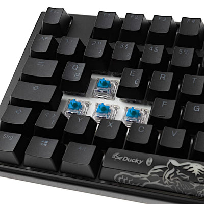 Ducky One 3 Classic Mechanische Tastatur - Mechanical Keyboard - Tastatur Gaming Mechanisch - Gaming Keyboard Mechanical - Mechanische Gaming Tastatur - TKL-Format 80% - MX-Blue