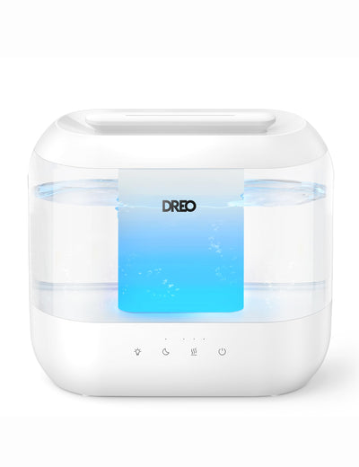 Dreo Luftbefeuchter für Schlafzimmer, Top Fill 4L Supersized Cool Mist Humidifier mit Öl-Diffusor und Nachtlicht, 32H Laufzeit, Leise Ultraschall-Luftbefeuchter für Baby-Kinderzimmer und Pflanzen