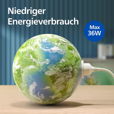 Philips PureProtect 3200 Serie: Intelligenter Luftreiniger, HEPA- und Aktivkohlefilter, CADR 500 m³/h für 130 m², besonders leise und energieeffizient, erfasst 99,97% Allergene (AC3210/12)