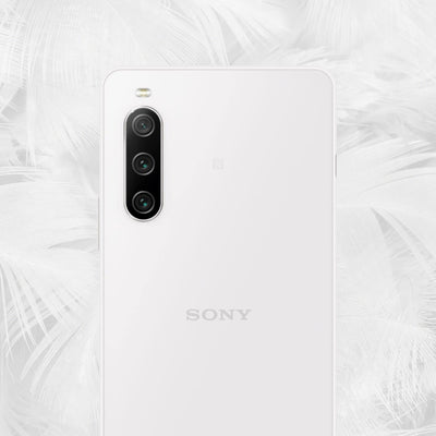 Sony Xperia 10 IV - 6 Inch 21:9 Wide OLED Display - Triple Lens Camera - 3.5 mm Audio Jack - 5000mAh - 161g - SIM Free - Dual SIM hybrid - White