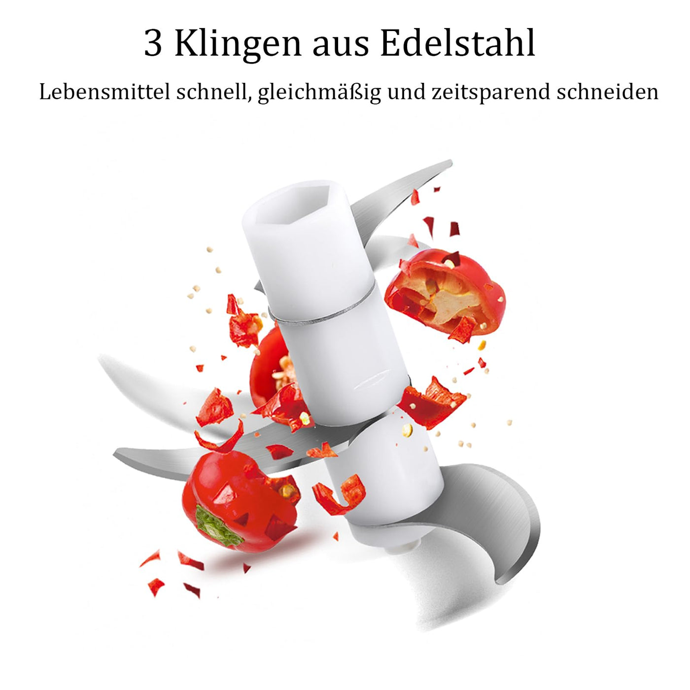 Zwiebel Zerkleinerer Elektrisch 350ml, USB Zwiebelschneider Elektrisch Klein Zwiebelhacker Knoblauch Zerkleinerer Küche Elektrischer Knoblauchschneider Onion Cutter für Fleisch,Zwiebeln,Knoblauch