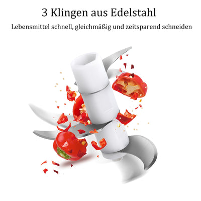 Zwiebel Zerkleinerer Elektrisch 350ml, USB Zwiebelschneider Elektrisch Klein Zwiebelhacker Knoblauch Zerkleinerer Küche Elektrischer Knoblauchschneider Onion Cutter für Fleisch,Zwiebeln,Knoblauch