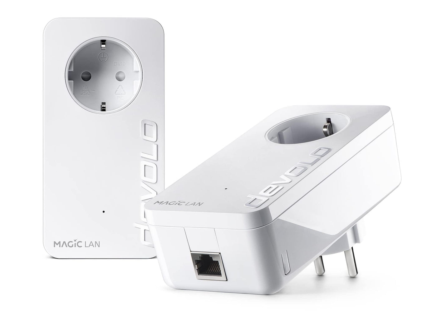 devolo Magic 1 LAN Starter Kit, LAN Powerline Adapter, bis zu 1.200 Mbit/s, 1x Gigabit LAN Anschluss, ideal für Homeoffice, dLAN 2.0, weiß