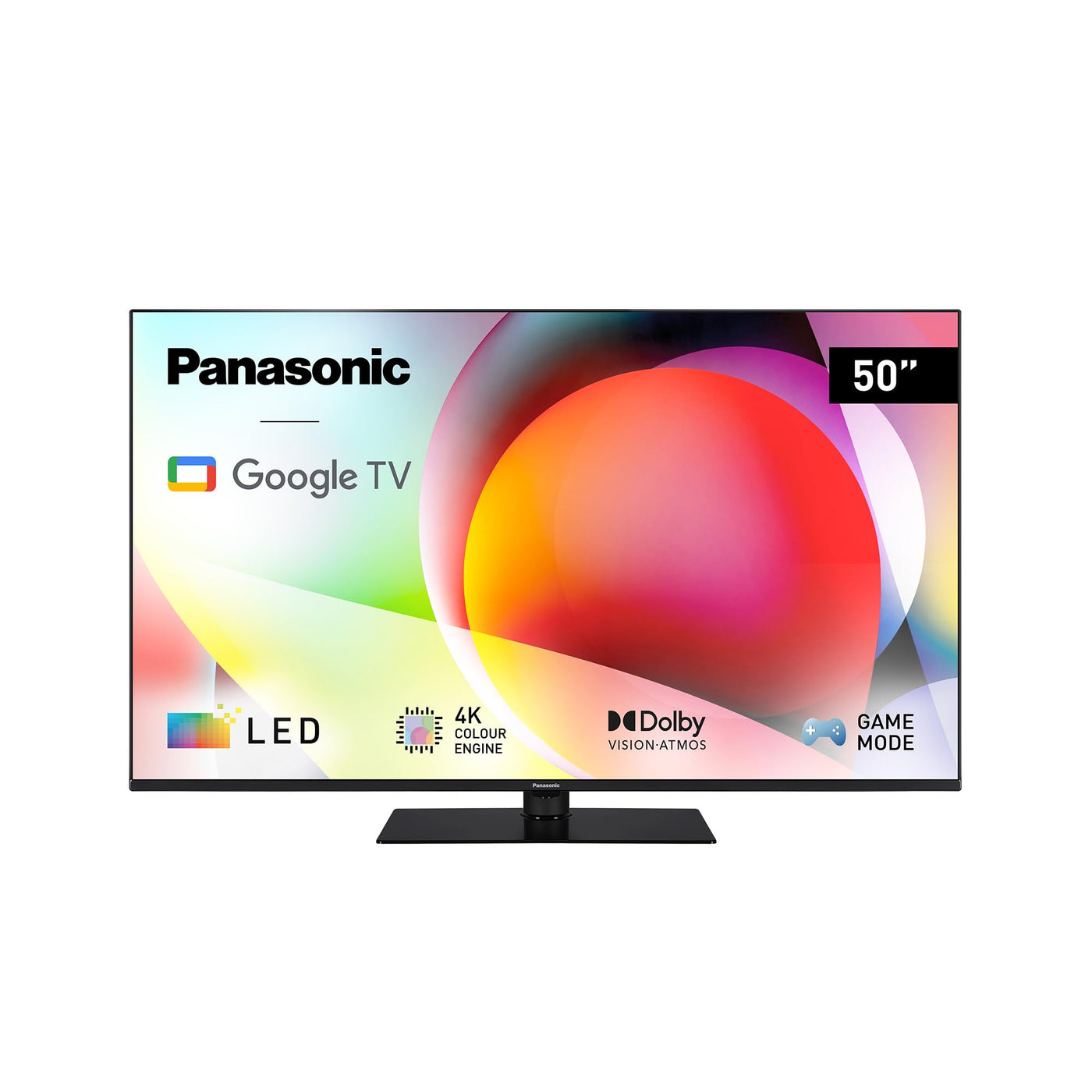 Panasonic TN-50W70AEZ, W70-Serie 50 Zoll 4K Ultra HD LED Smart TV, 2024, Google Assistant, Chromecast, Dolby Vision & Atmos, Gaming-Modus, Bluetooth, für EIN außergewöhnliches visuelles Erlebnis