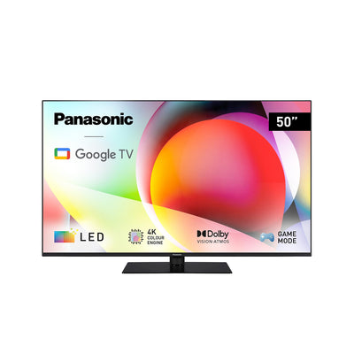 Panasonic TN-50W70AEZ, W70-Serie 50 Zoll 4K Ultra HD LED Smart TV, 2024, Google Assistant, Chromecast, Dolby Vision & Atmos, Gaming-Modus, Bluetooth, für EIN außergewöhnliches visuelles Erlebnis