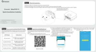 Growatt SHINE WiFi X - USB dongle onduleurs X/XE/XH inverters MIC/MIN/MOD/MID/MAC/MAX - ShinePhone App Internet Original & NEW NEUF!