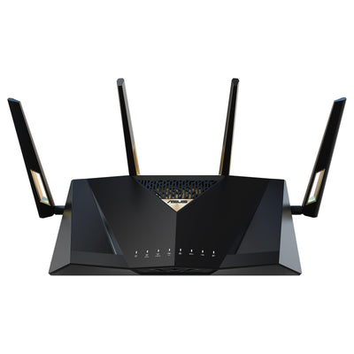 ASUS RT-BE88U Dualband WiFi 7 AiMesh Extendable Performance Dual-Band Router (WiFi 7, 4K-QAM, MLO, 2X 10G Ports, SFP+, 4X 2.5G Ports, Vier 1G Ports, bis zu 5X SSIDs, 34G WAN-LAN Kapazität, VPNs)