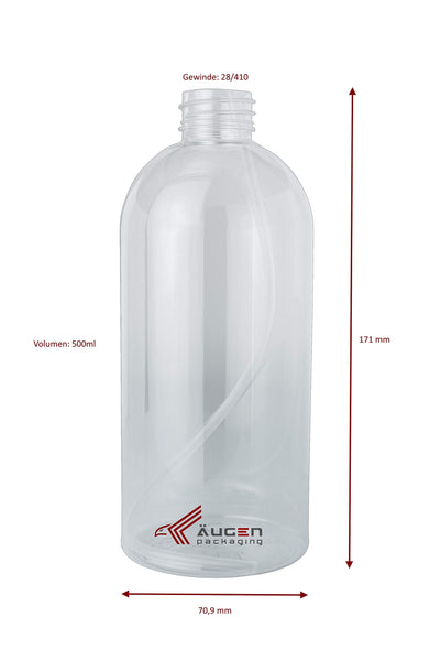 ÄUGEN GmbH | Sprühflaschen | Sprühkopf-Trigger | Spray Bottle | Pumpflaschen (1 0 Stk a 500ml schwarz)