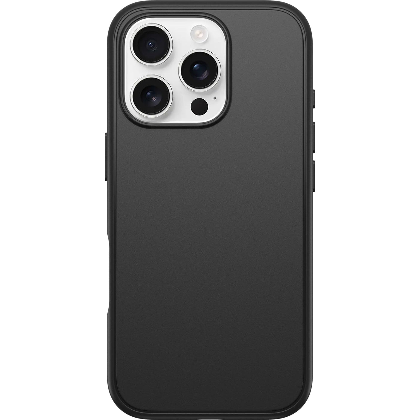 OtterBox Symmetry Series MagSafe Hülle für iPhone 16 Pro, stoßfest, sturzsicher, dünne Schutzhülle, 3X mehr Stürze als nach Militärstandard, Schwarz, Keine Einzelhandelsverpackung