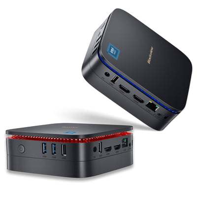 Blackview Mini PC, Intel 12th Gen N95(up to 3.4GHz) Mini Computer Windows 11 mit 16GB DDR4 RAM 512GB M.2 SSD, Mini Desktop, Gaming PC 4K HD Dual HDMI, Gigabit Ethernet, 5G WiFi, Schwarz