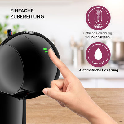 NESCAFÉ DOLCE GUSTO INFINISSIMA TOUCH by KRUPS schwarz automatische Kaffeekapselmaschine