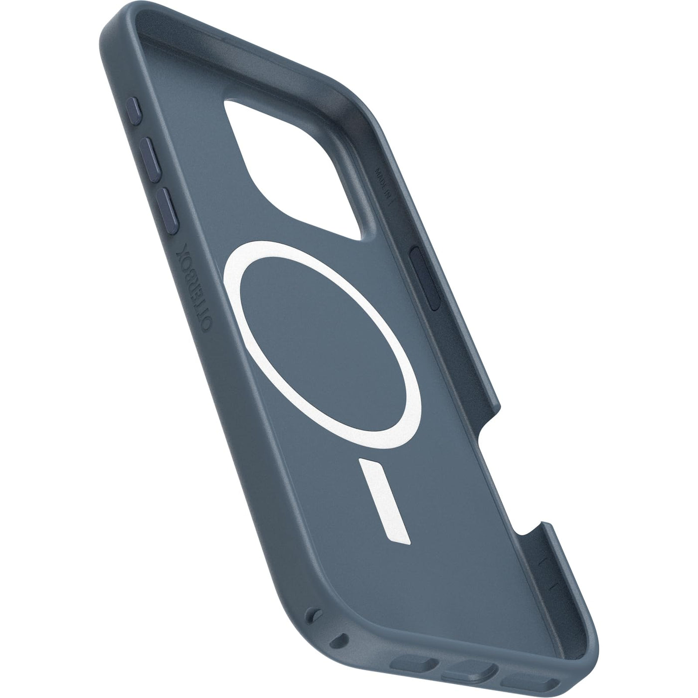 OtterBox Symmetry Series MagSafe Hülle für iPhone 16 Pro Max, stoßfest, sturzsicher, dünne Schutzhülle, 3X mehr Stürze als nach Militärstandard, Blau