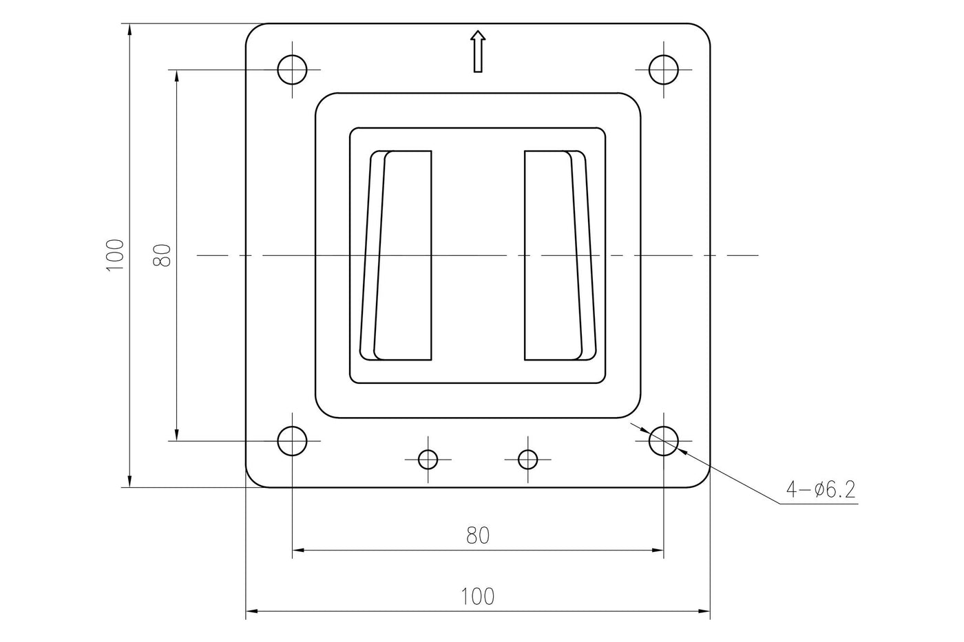 DIGITUS Wandhalterung für LCD/LED Monitor bis zu 81cm (32"), Fixierhalterung, 18kg maximale Belastung, max VESA 100x100