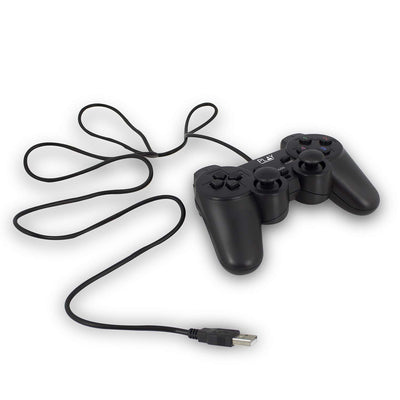 ewent PLAY WIRED USB GAMEPAD, Black