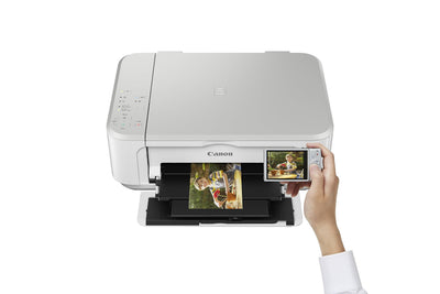 Canon PIXMA MG3650S Farbtintenstrahldrucker (Drucken, Scannen, Kopieren, WLAN, Apple AirPrint, automatischer Duplexdruck) Weiss