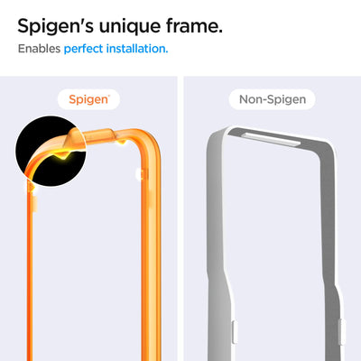 Spigen AlignMaster Schutzfolie kompatibel mit Samsung Galaxy A55 5G, 2 Stück, Kratzfest, 9H Härte Folie