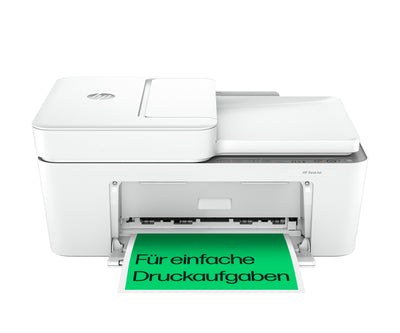 Imprimante multifonction HP DeskJet 4220e, 10€ de remise, 3 mois d'impression gratuite avec HP Instant Ink, Imprimante, Copieur, Scanner, Fax mobile, WLAN, Chargeur automatique de documents, Blanc