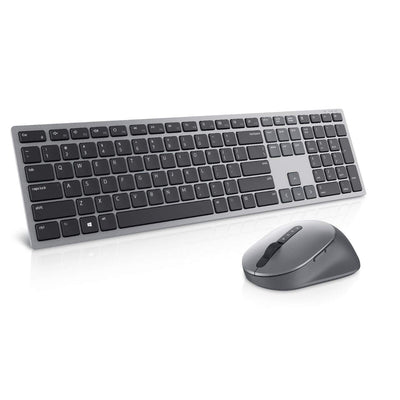 Dell Premier Kabellose Tastatur und Maus für mehrere Geräte — KM7321W — Französisch (AZERTY), Schwarz