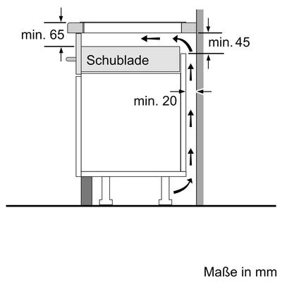 Bosch PXX675DC1E Serie 8 Induktionskochfeld (autark), 60cm breit, FlexInduction Platzwahl, MoveMode voreingestellte Leistungsstufen, GutFry Bratsensor,PowerBoost schnelleres Kochen, Schwarz