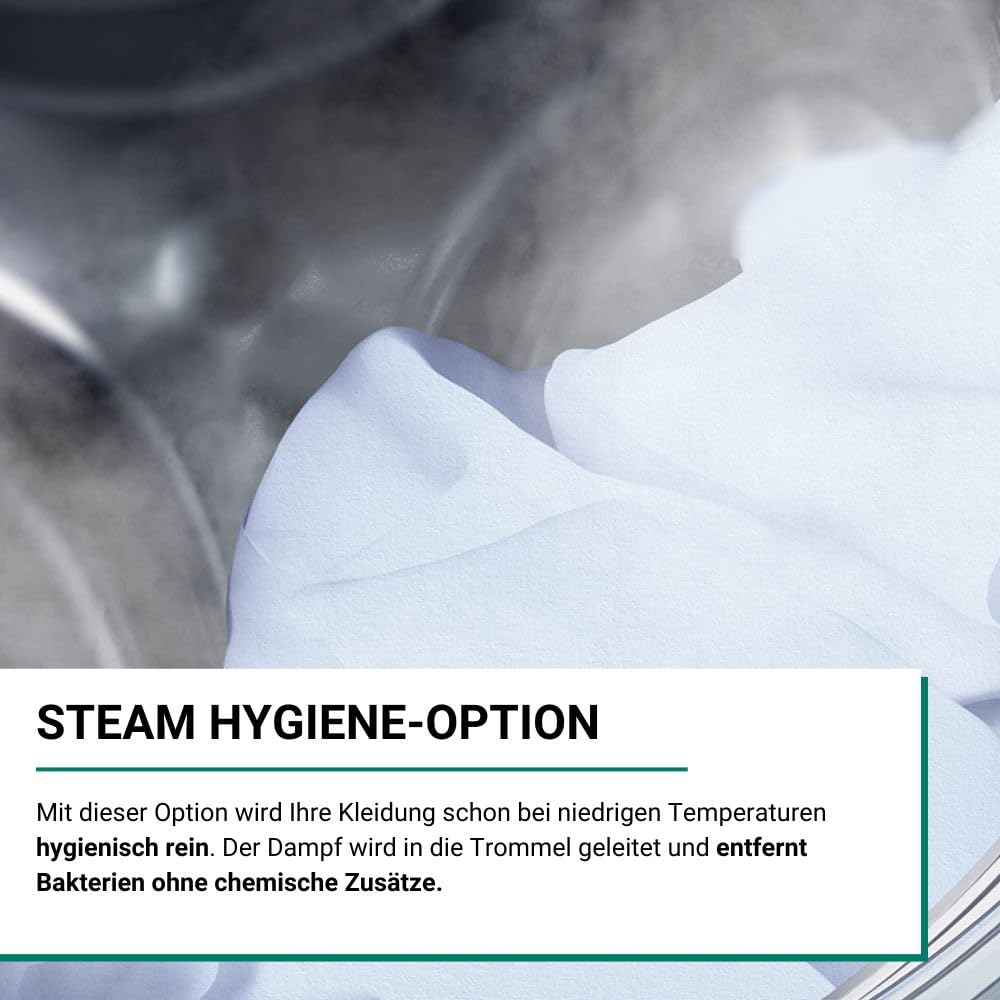 Bauknecht B7 99 SILENCE DE Waschmaschine/Gentle-Power/A-30%/ SteamHygiene/SteamRefresh/SteamFinish/Volle Ladung 45Min./ Besonders leise Waschmaschine/Direct Drive-Motor/Vollwasserschutz