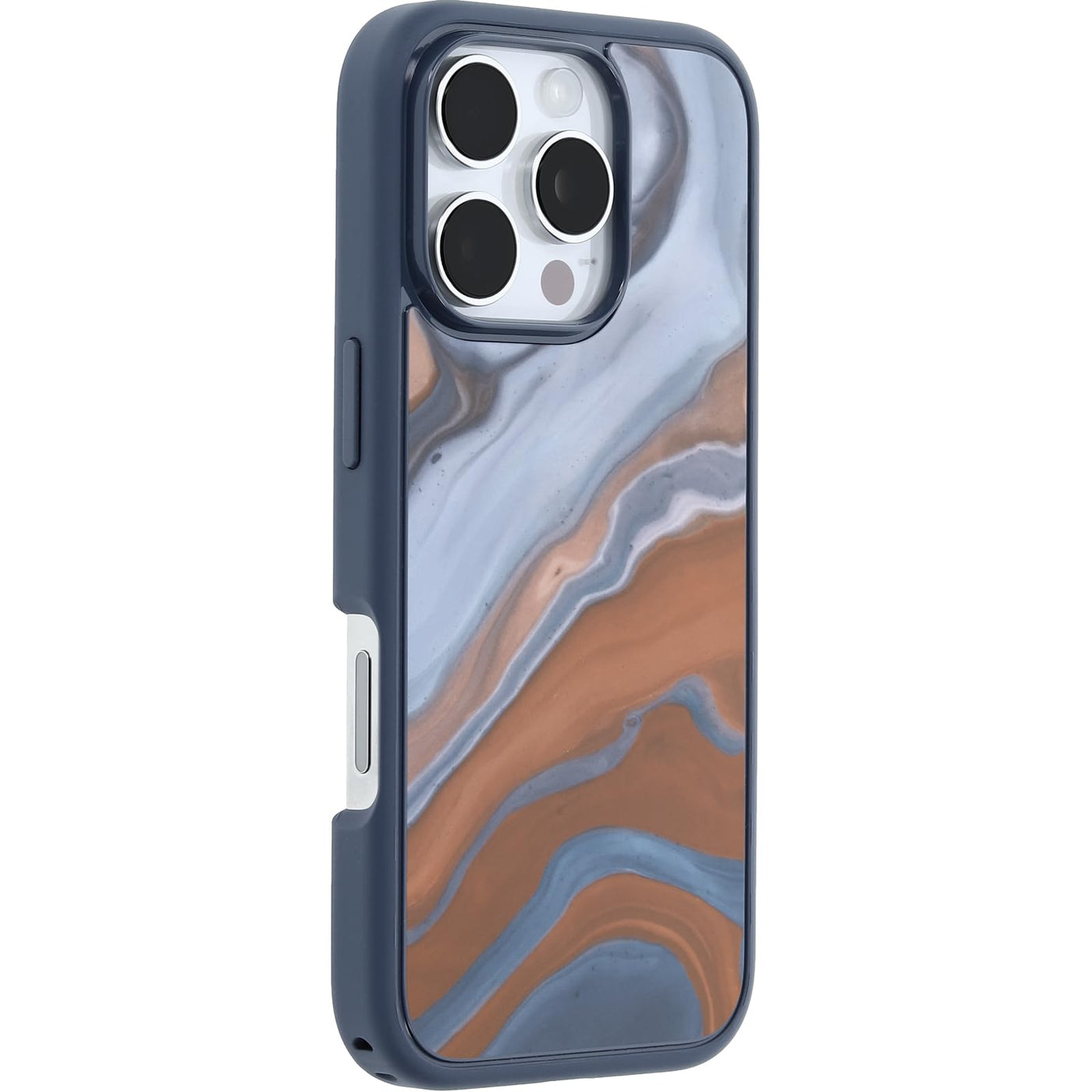 OtterBox Symmetry Series MagSafe Hülle für iPhone 16 Pro, stoßfest, sturzsicher, dünne Schutzhülle, 3X mehr Stürze als nach Militärstandard, Desert Marble