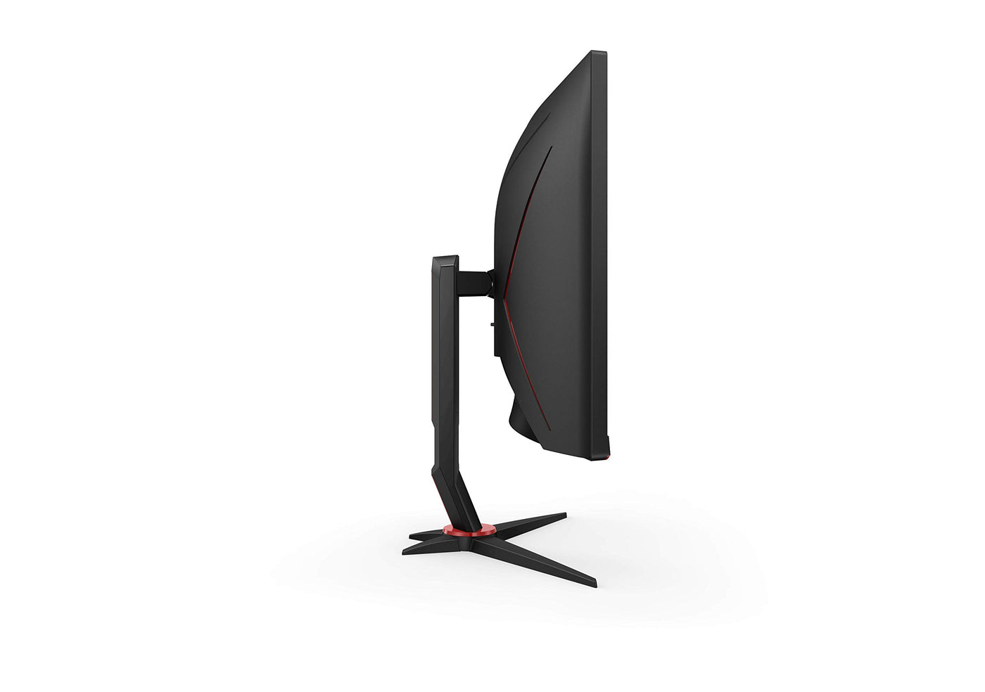 AOC Gaming CU34G2XP - 34 Zoll WQHD Curved Monitor, 180 Hz, FreeSync Prem., HDR400 (3440x1440, 1ms GtG, HDMI, DisplayPort, USB Hub) schwarz-rot