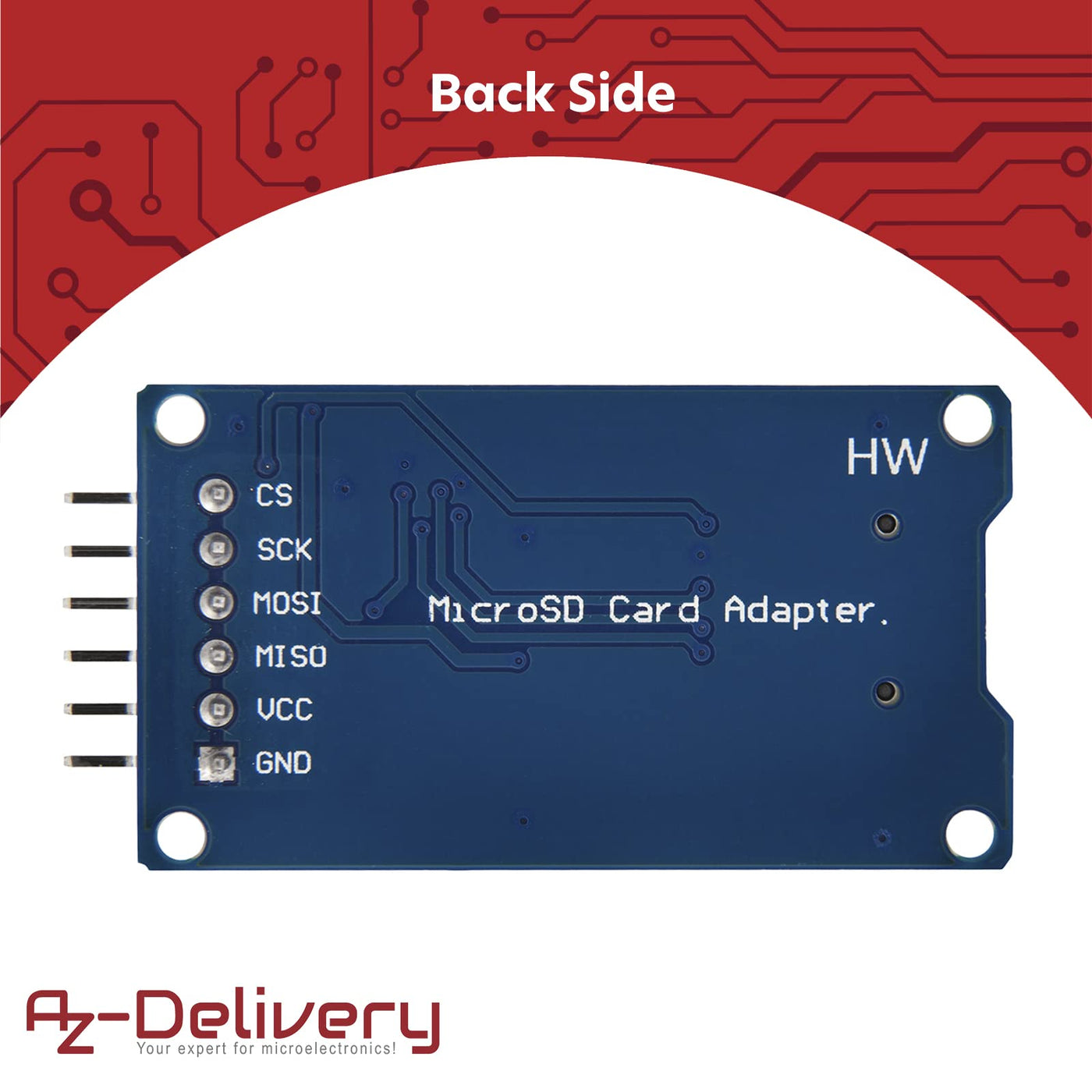 AZDelivery 3 x Set SPI Reader Micro Speicher SD TF Karte Memory Card Shield Modul kompatibel mit Arduino inklusive E-Book!