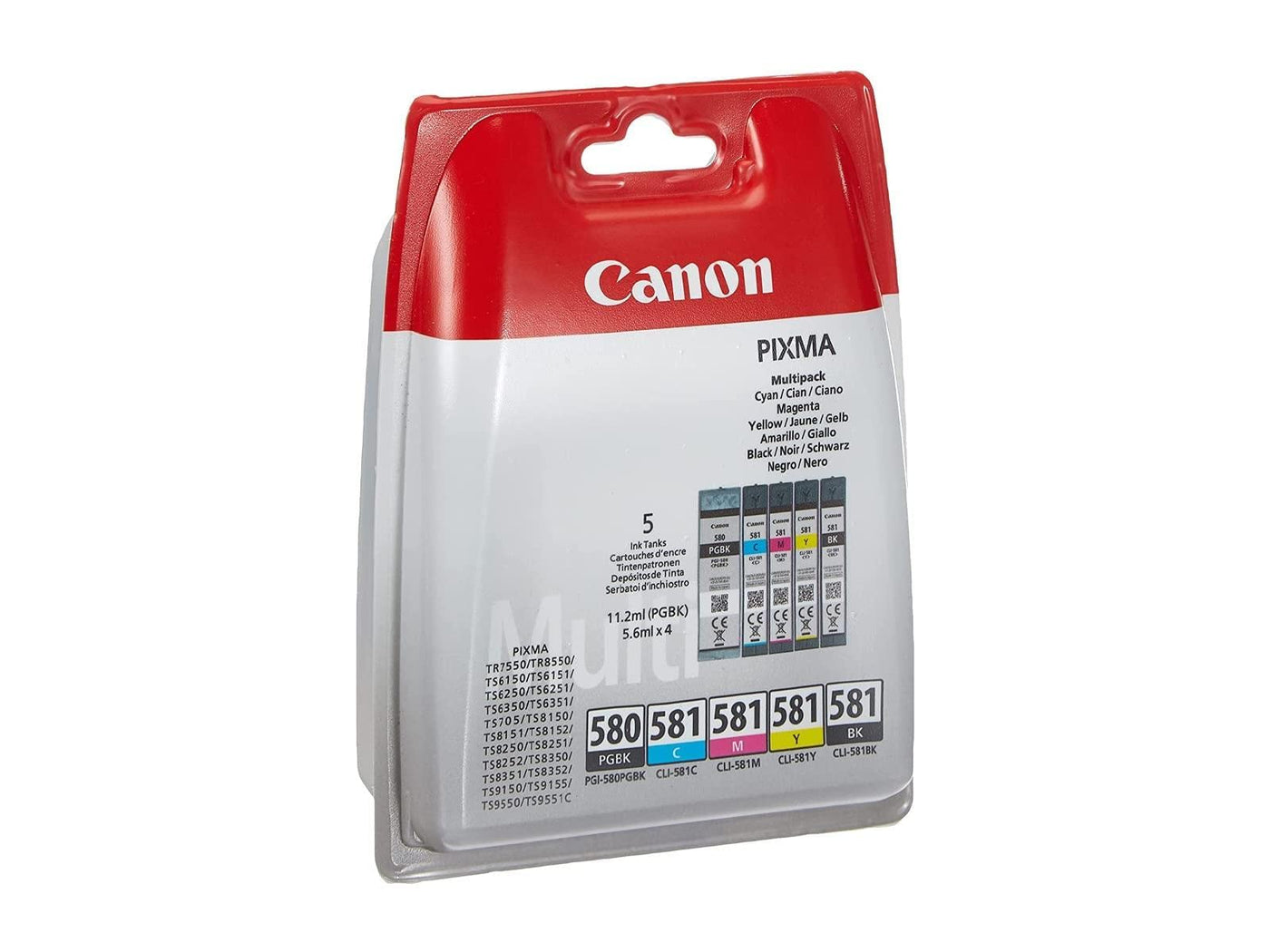 Canon PGI-580 CLI-581 BK C M Y PGBK