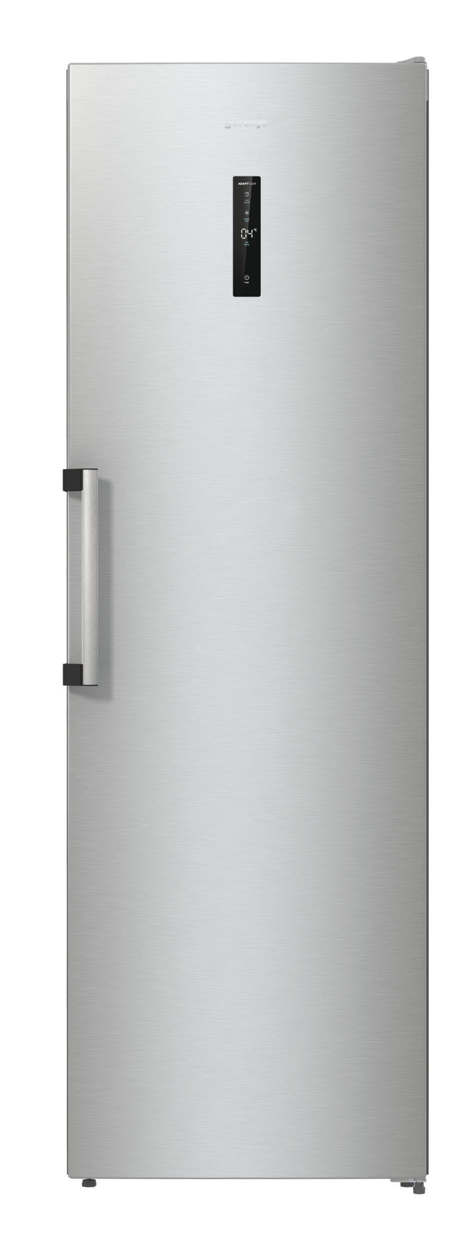 Gorenje R 619 DAXL6 Kühlschrank/AdaptTech/FreshZone/Schnellkühlfunktion/Umluft-Kühlsystem/LED Display / 398l / 185cm / EEK D/Edelstahl