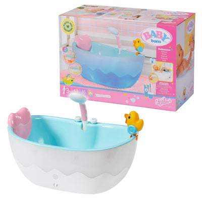 BABY born Badewanne für Puppen mit Farbwechsel, Dusch-und Soundfunktion, funktioniert auch mit echtem Wasser, 832691, Zapf Creation, ['Multi-colored']