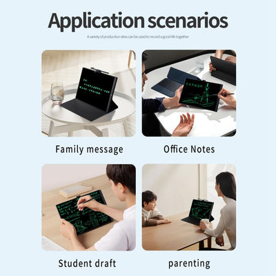 Boddceto 11,5 LCD-Zeichenbrett für Arbeit und Studium, Vollbild, Superfeine Handschrift, Magnetisches, Klares Schreibtablett mit Hülle