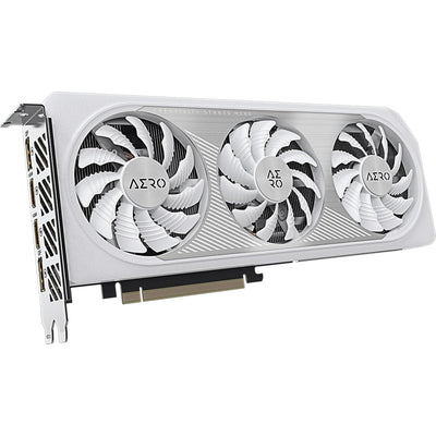 Gigabyte NVIDIA GeForce RTX 4060 AERO OC Graphics Card - 8GB GDDR6, 128-bit, PCI-E 4.0, 2550MHz Core Clock, 2x DP 1.4, 2x HDMI 2.1a, NVIDIA DLSS 3 - GV-N4060AERO OC-8GD