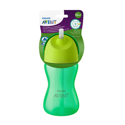 Philips AVENT SCF798/01 Strohhalmbecher, aus Silikon, grün