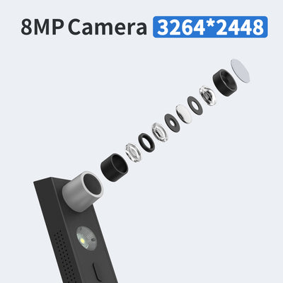 CZUR Lens Pro 8MP USB-DocumentenKamera und Visualizer, Faltbarer Dokumentenscanner mit OCR, Mobiler A4 Scanner, Visualisierer für MacOS Windows, für Zoom Skype Google Meet Microsoft Teams