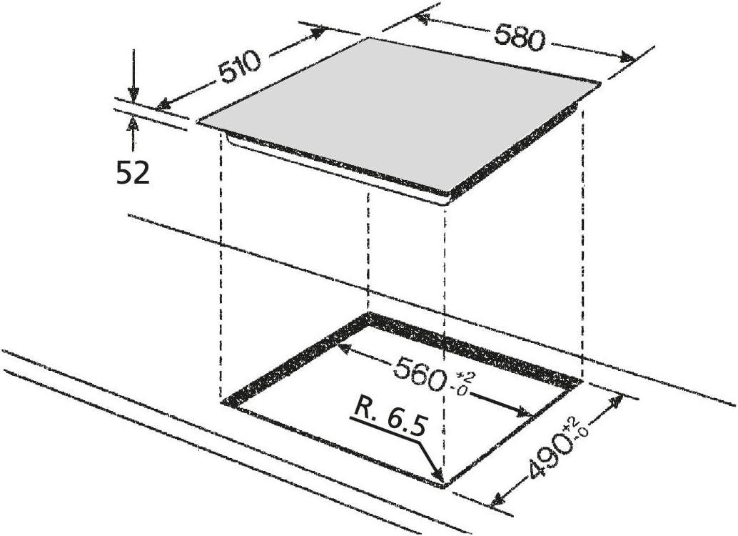 Bauknecht HEKO 466 Hydro Herd-Kochfeld-Kombination /Glaskeramik-Kochfeld (60 cm) / Hydrolyse-Reinigungsfunktion / Backauszug mit 2 Ebenen / Garraumvolumen 65 Liter / PowerHeißluft [Energieklasse E]