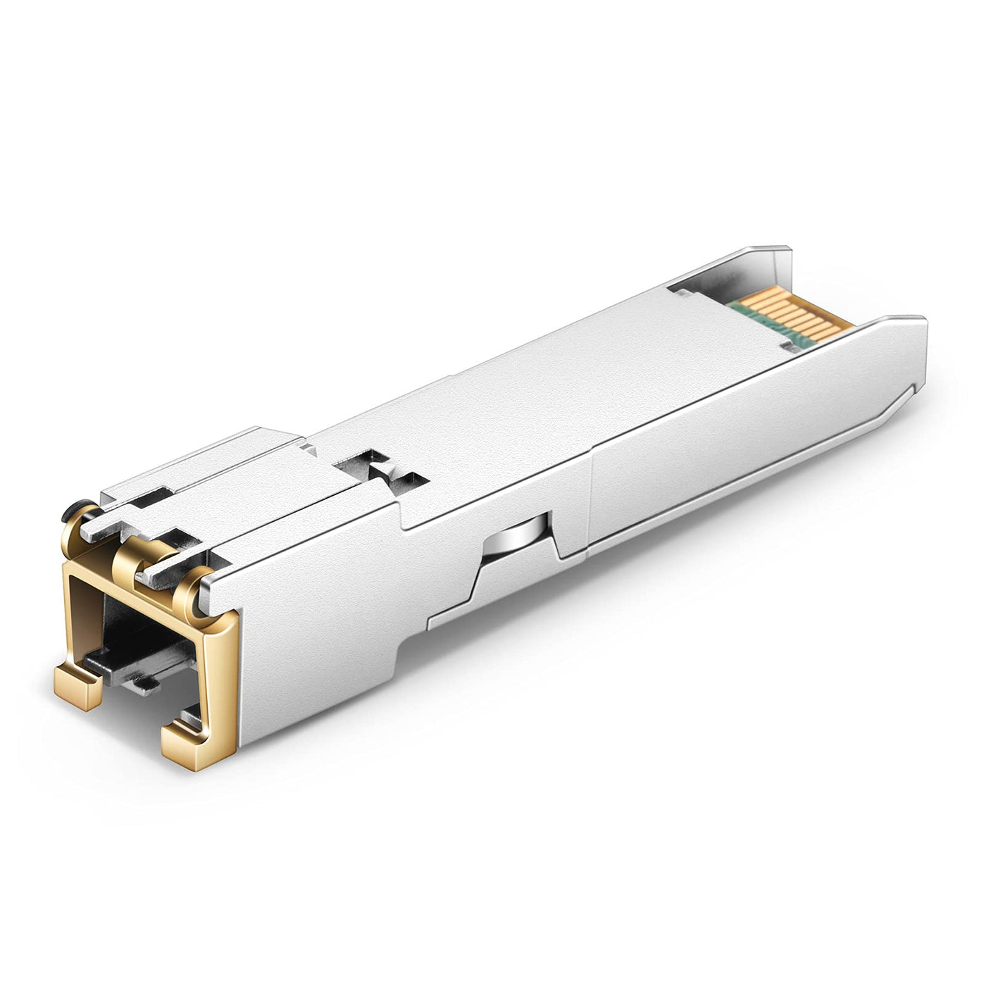 [Pack of 1] 1.25/2.5/5/10G SFP+ auf RJ45 Transceiver, Kupfer SFP+ Modul, Cat.6a/7, bis zu 30m, für Cisco SFP-10G-T-S, MikroTik S+RJ10, Ubiquiti UF-RJ45-10g,TP-Link, Fortinet and Other Open Switches