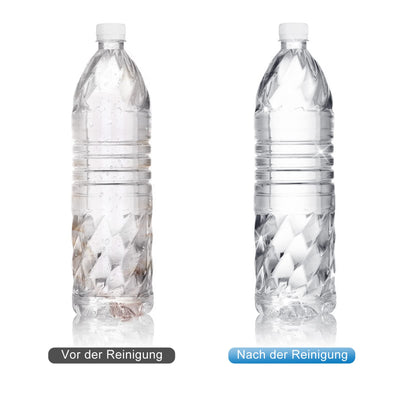 Diwoker Flaschenbürste für Glasflaschen Flaschenreiniger, 2 STK Reinigungsbürste Reinigung Flaschenreiniger für Glaskaraffe,Trinkflaschen,Babyflaschen,Sodaflaschen (Schwarz)