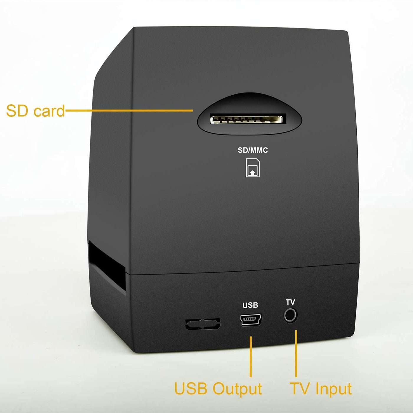 DIGITNOW! Diascanner Konvertiert 35mm / 135 Negative und Dia zu Digital JPEG, Filmscanner mit hoher Auflösung von 1800 DPI, kein Computer erforderlich