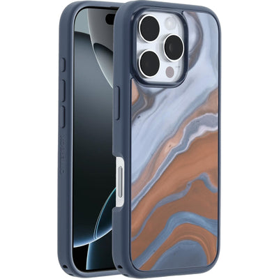 OtterBox Symmetry Series MagSafe Hülle für iPhone 16 Pro, stoßfest, sturzsicher, dünne Schutzhülle, 3X mehr Stürze als nach Militärstandard, Desert Marble