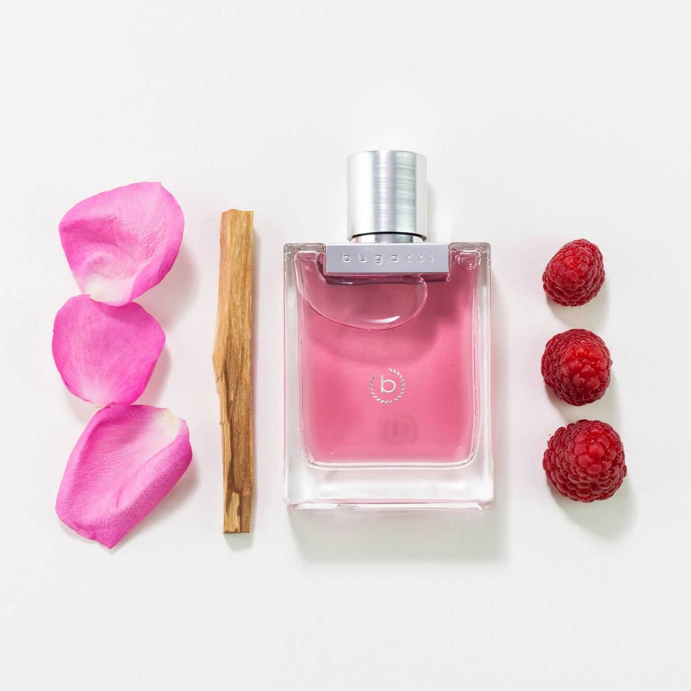 bugatti Parfüm Damen bella donna ROSA edP 60ml I floral-fruchtiges Damen Parfüm für jedes Alter und jeden Anlass I elegante Kombination aus Zitrone, Himbeere, Rosenblättern & Moschus I feminin & warm