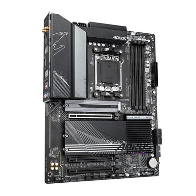 GIGABYTE B650 AORUS Elite AX V2 Mainboard - AMD Ryzen 9000er-Serie, 12+2+2 Phasen VRM, bis zu 8000 MHz DDR5 (OC), 1xPCIe 5.0 + 2xPCIe 4.0 M.2, 2,5 GbE LAN, WiFi 6E, USB 3.2 Gen 2