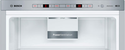 Bosch KGE398IBP, Serie 6, Kühl-Gefrier-Kombination, 201 x 60 cm, 249 L Kühlen & 94 L Gefrieren, LowFrost, BigBox für Gefriergut, längere Frische mit VitaFresh, Leise mit 38 dB, LED, AntiFingerprint