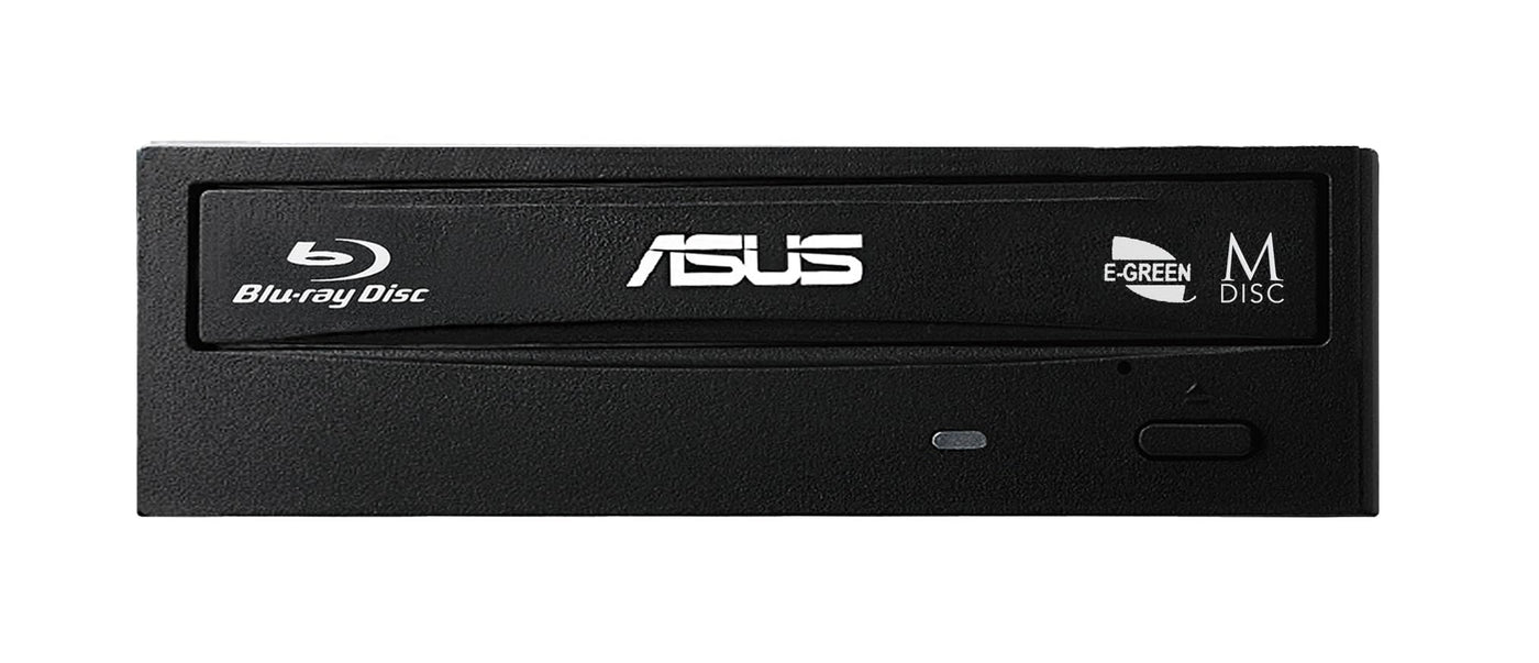 Asus BW-16D1HT Retail Silent interner Blu-Ray Brenner (16x BD-R (SL), 12x BD-R (DL), 16x DVD±R, Retail, BDXL, Sata) schwarz